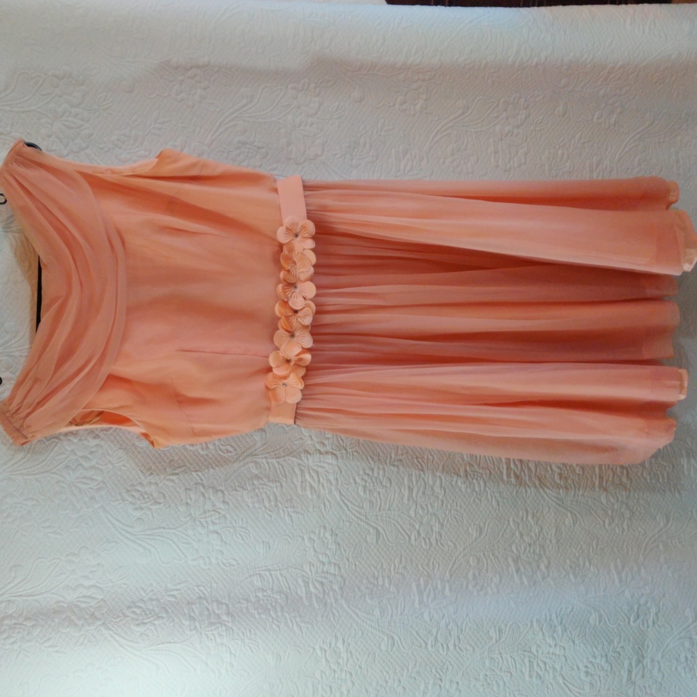 Vintage 1950s Satin Chiffon Cowl Neck Evening Party Dress With Belt